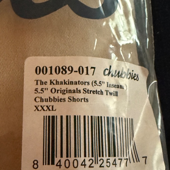 Chubbies The Silver Linings Shorts, NWT, XXXL, 5.5" Inseam - Picture 3 of 4